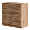 Ladekast van hout, kleur lichtbeige