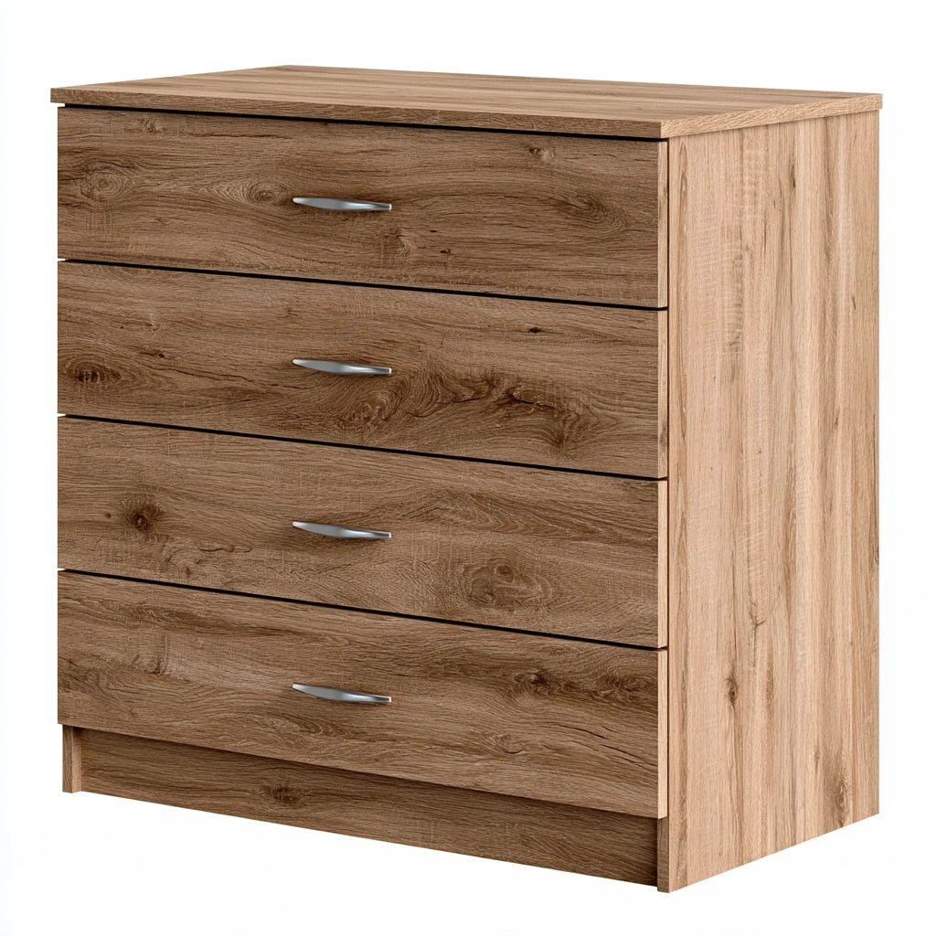 Ladekast van hout, kleur lichtbeige